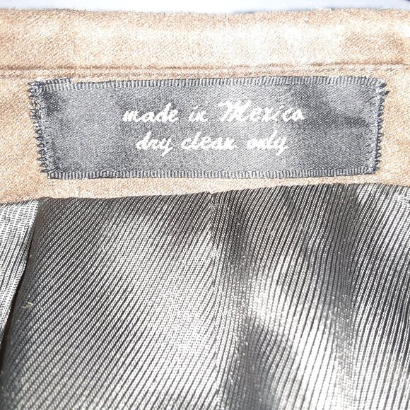 3-Button Blazer * 40R * Andrew Fezza * Fully Lined * Soft, Suede- like, Moleskin - Picture 11 of 13